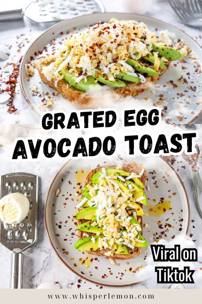 Avocado Toast with Grated Egg