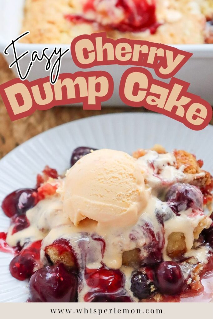Cherry dump cake
