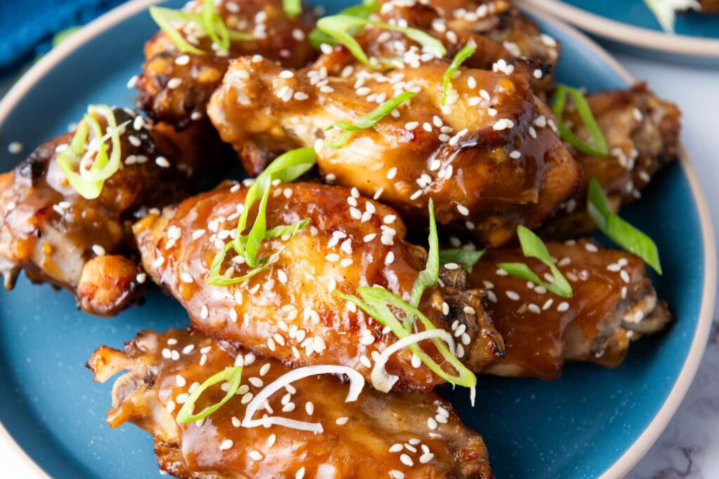 Asian sticky chicken wings 