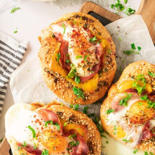 Bagel with egg 6 1