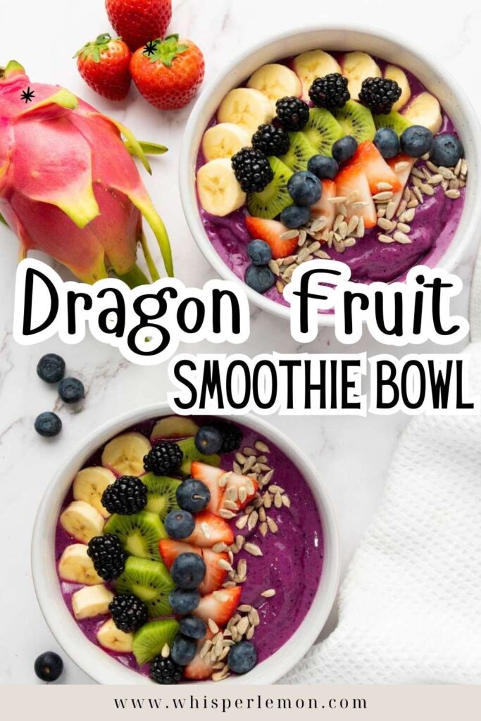 a bowl of fruit smoothie