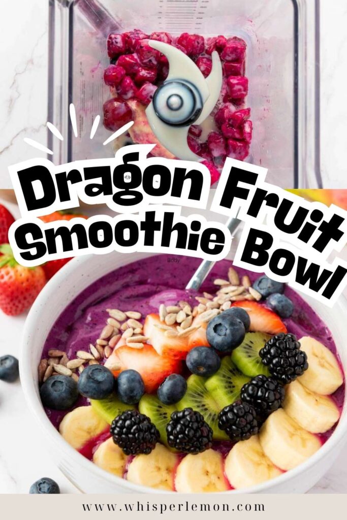 a bowl of fruit smoothie