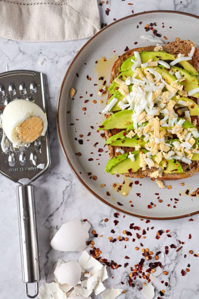 Grated egg avocado toast (8)