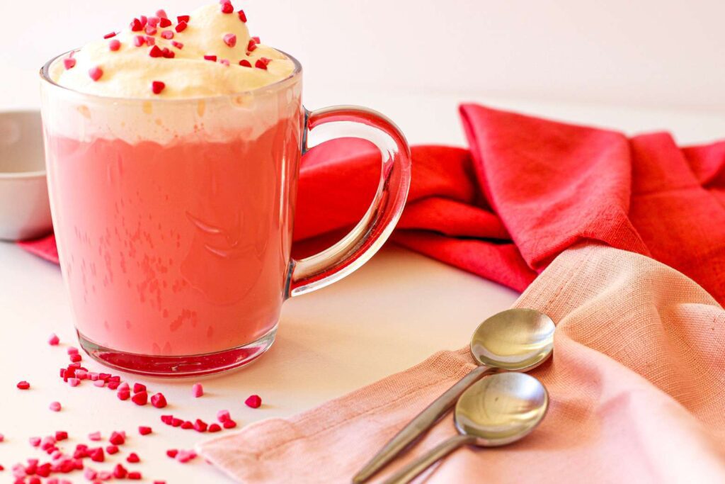 Red velvet hot chocolate 