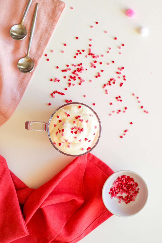Red velvet hot chocolate 