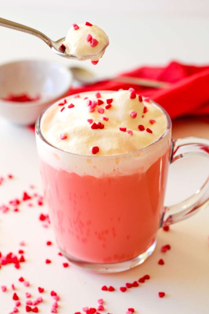 Red velvet hot chocolate 