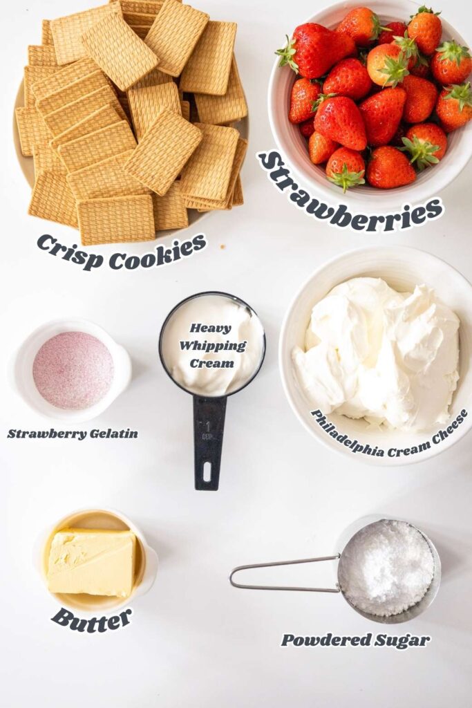 Strawberry No Bake Cheesecake