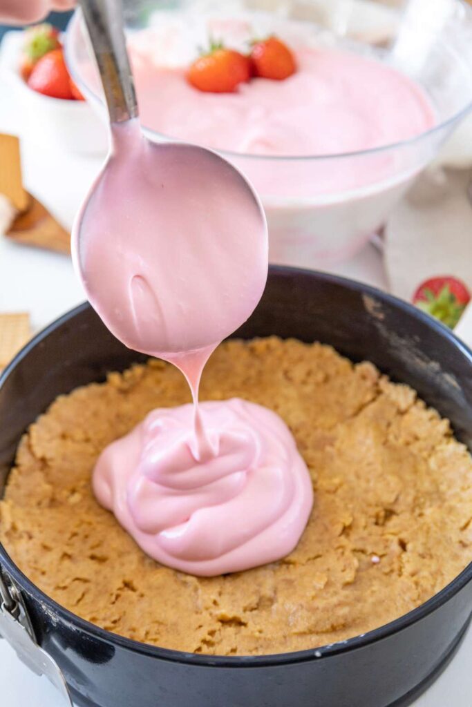 Strawberry No Bake Cheesecake
