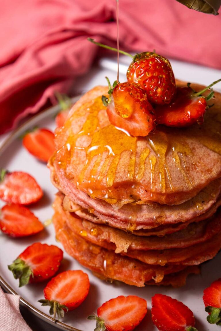 Strawberry pancakes
