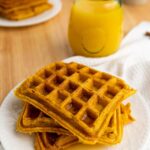 Vegan Pumpkin waffles