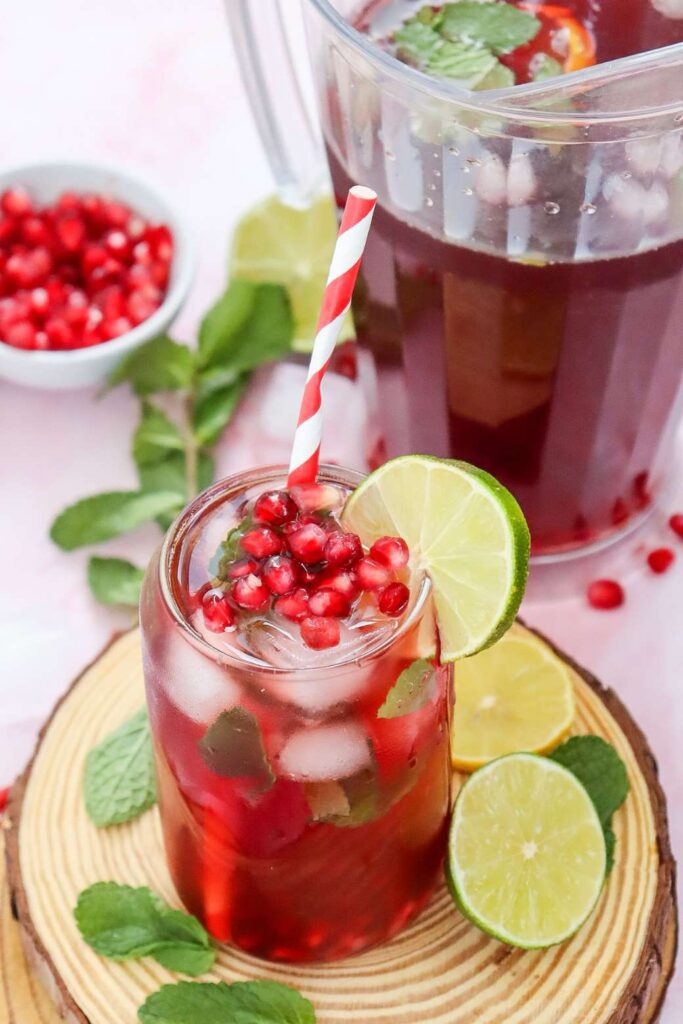 Virgin pomegranate fizz