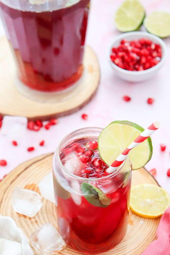 Virgin pomegranate fizz