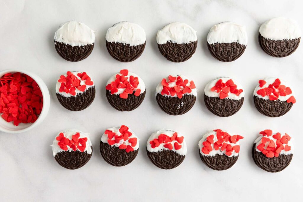 Valentines days oreos