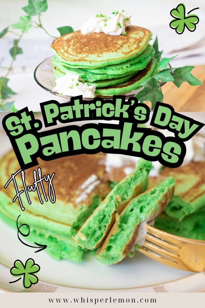 Saint Patrick's Day Pancakes
