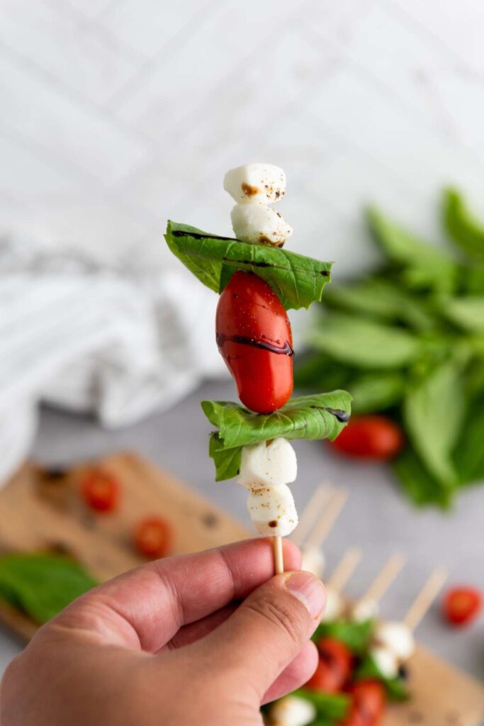 Caprese skewers 