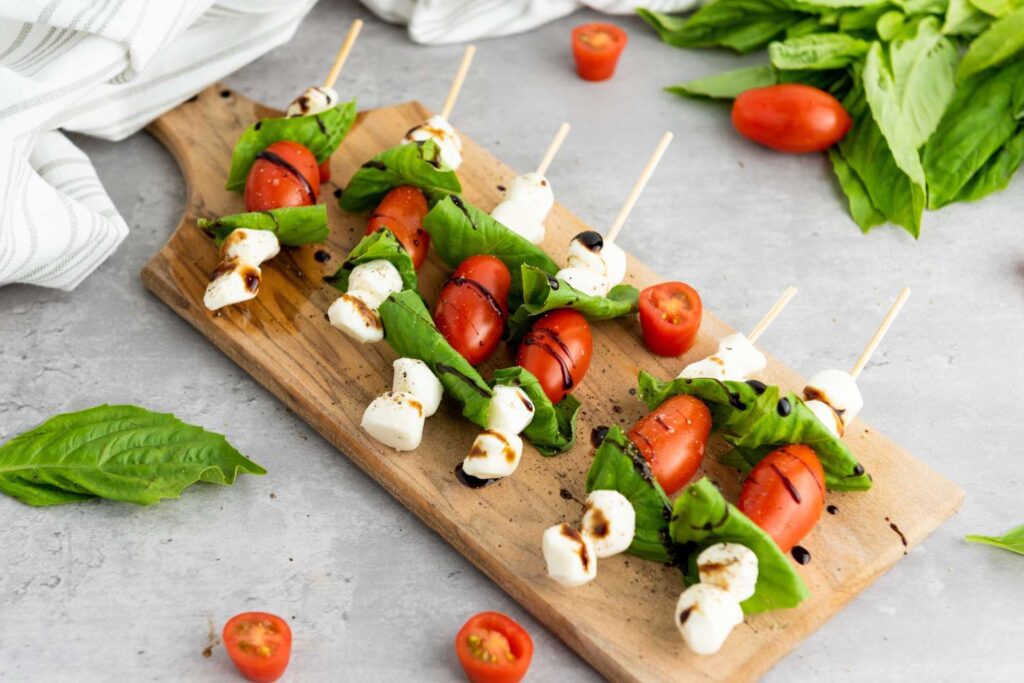 Caprese skewers 