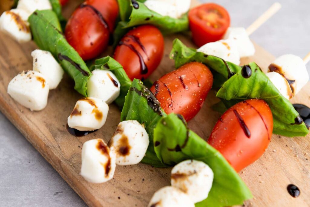 Caprese skewers 