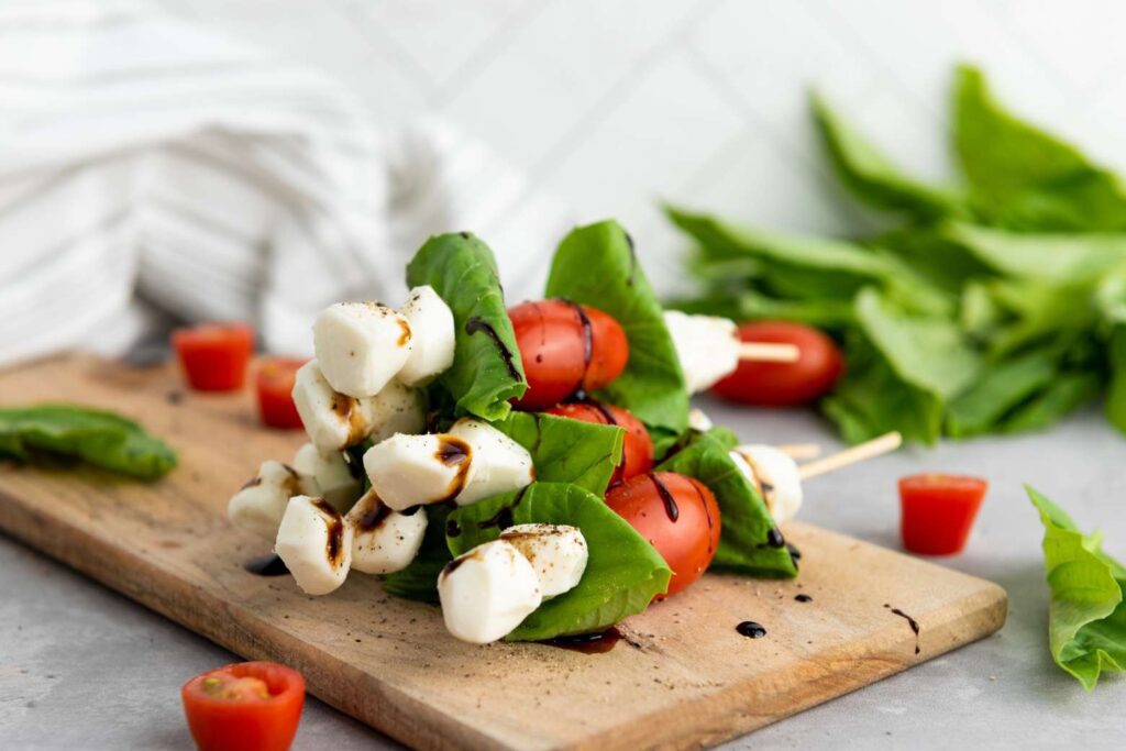 Caprese skewers 