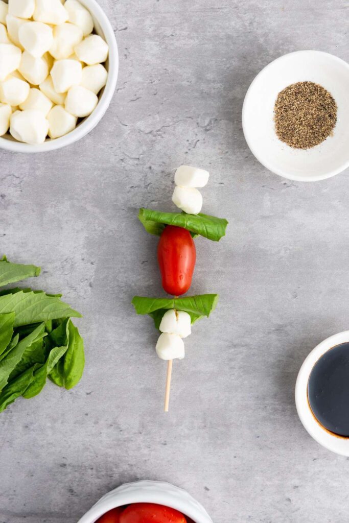 Caprese skewers 