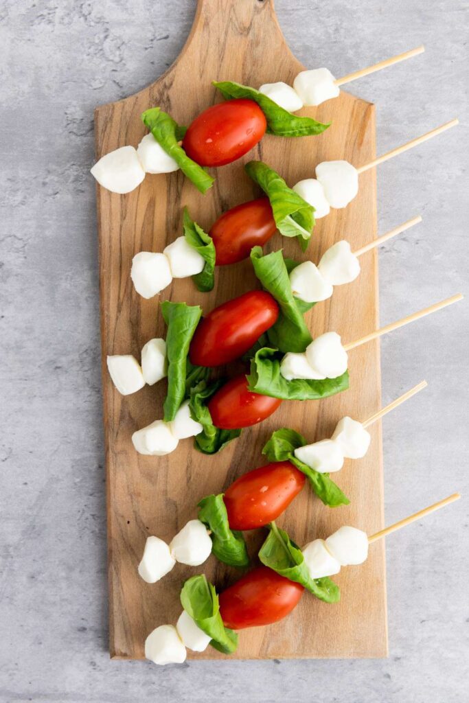 Caprese skewers 