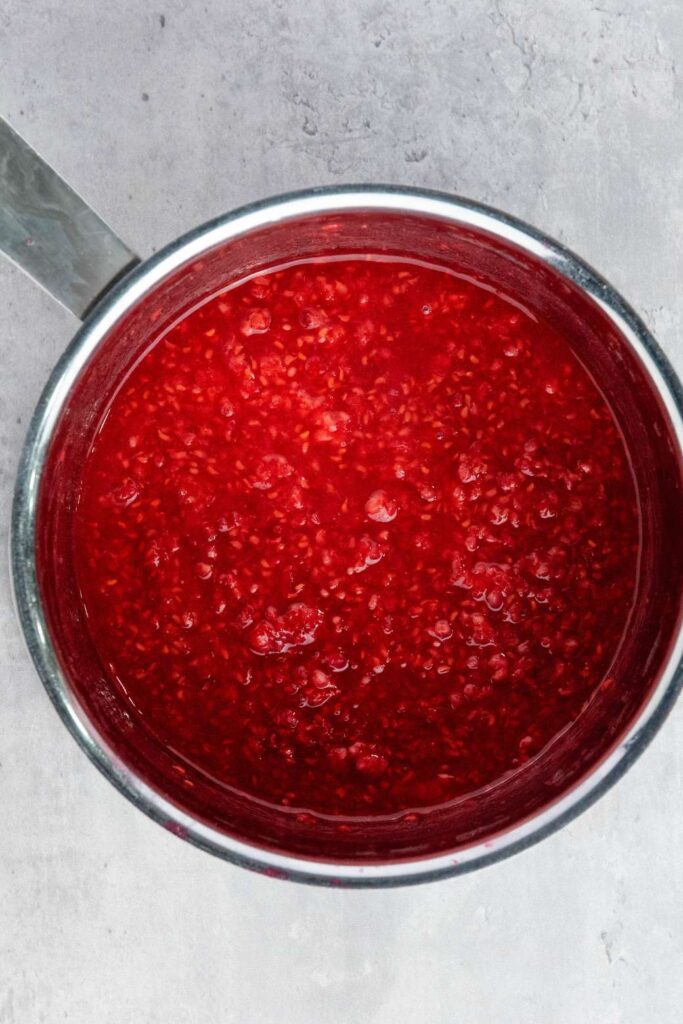 Chocolate raspberry mousse