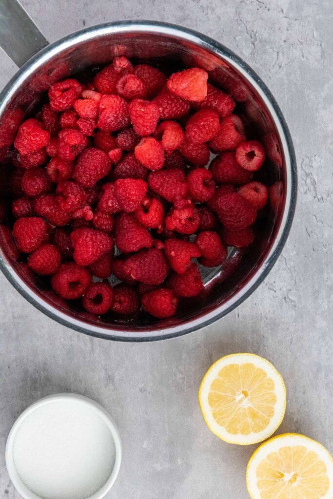 Chocolate raspberry mousse