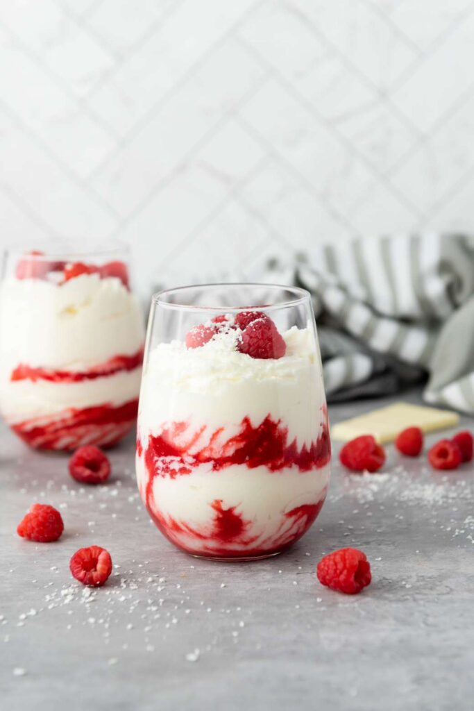 Chocolate raspberry mousse