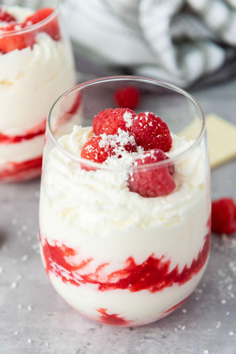 Chocolate raspberry mousse