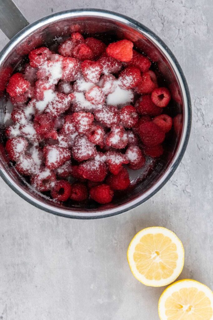 Chocolate raspberry mousse