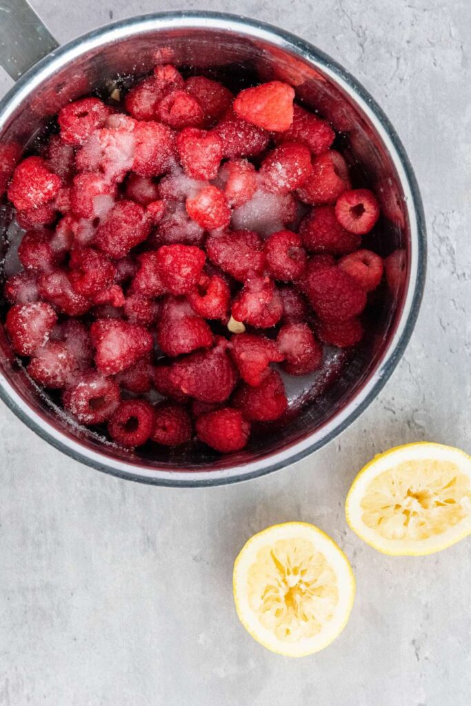 Chocolate raspberry mousse