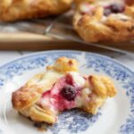 Danish Pastries with Cream Cheese and Cherries
