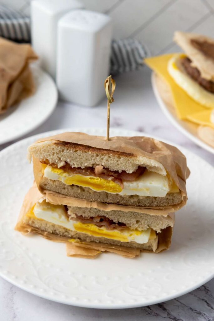 Freezer breakfast sandwiches