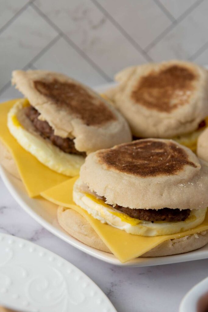 Freezer breakfast sandwiches