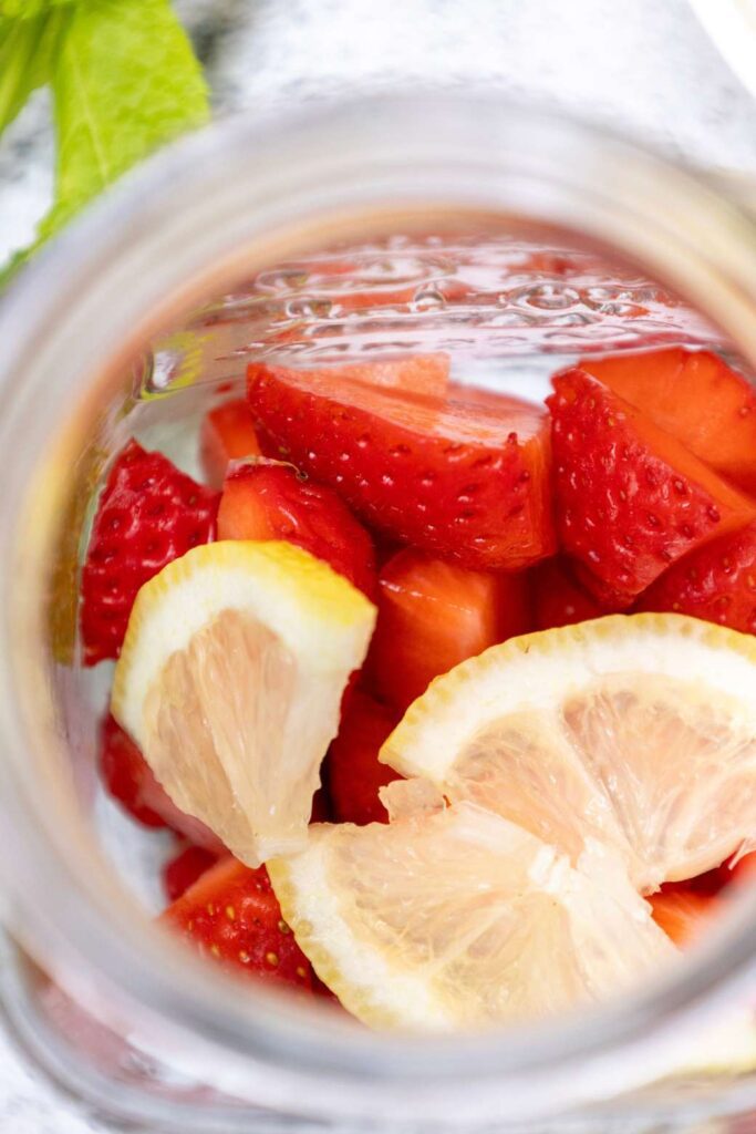 Mojito strawberry mocktail