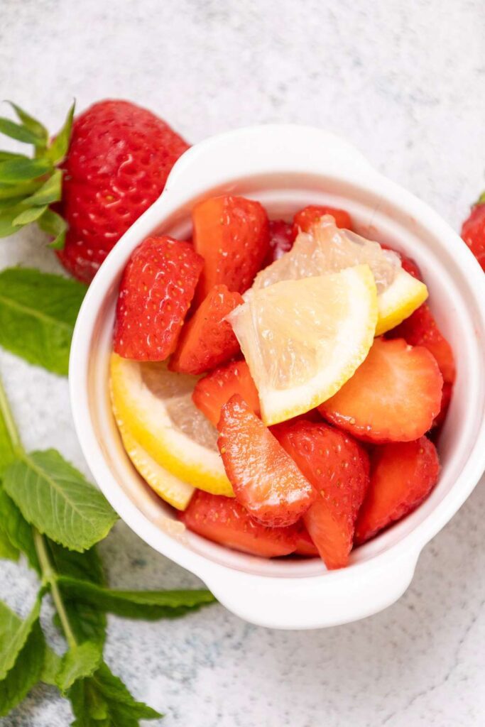 Mojito strawberry mocktail