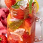Mojito strawberry mocktail
