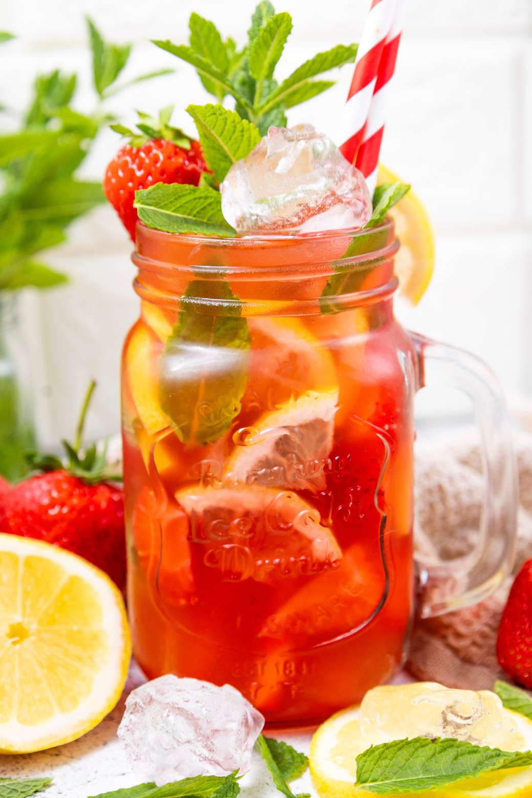 Mojito Strawberry Mocktail Whisper Lemon