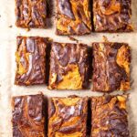 Peanut butter brownies