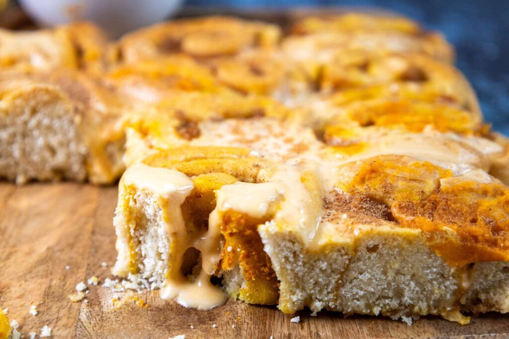 Pumpkin cinnamon rolls