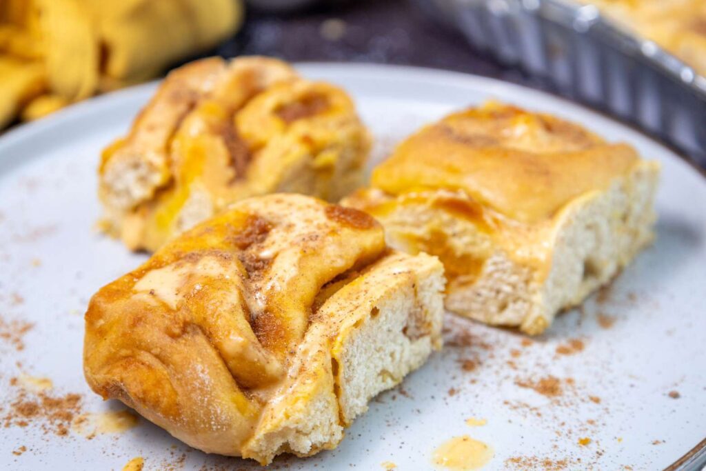 Pumpkin cinnamon rolls