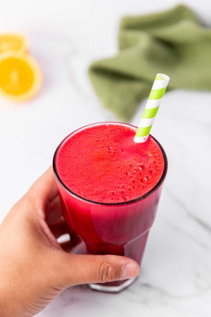 Red beet juice