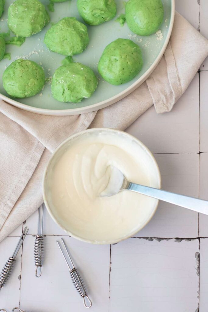 Saint Patrick's Day Green Matcha Truffles
