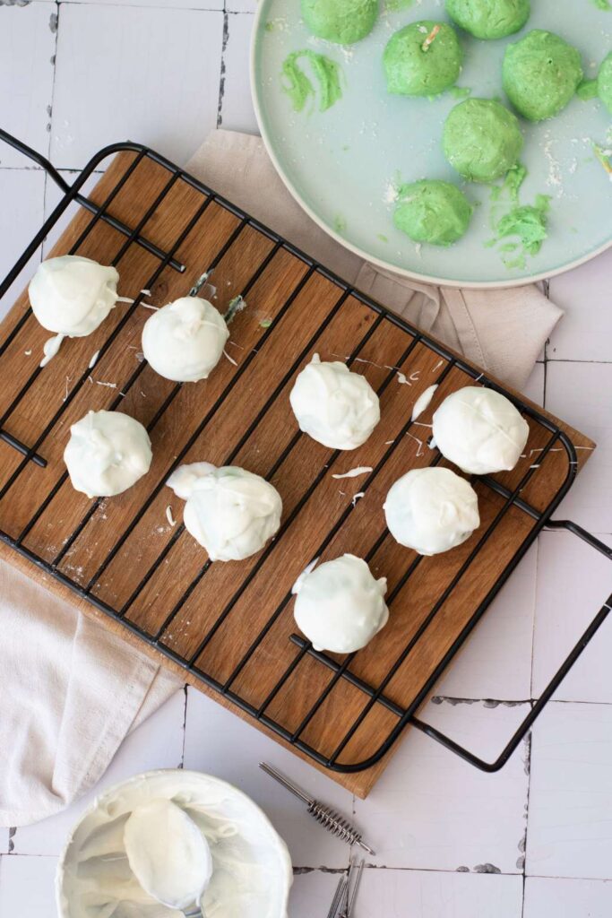 Saint Patrick's Day Green Matcha Truffles