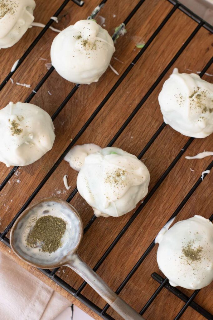 Saint Patrick's Day Green Matcha Truffles