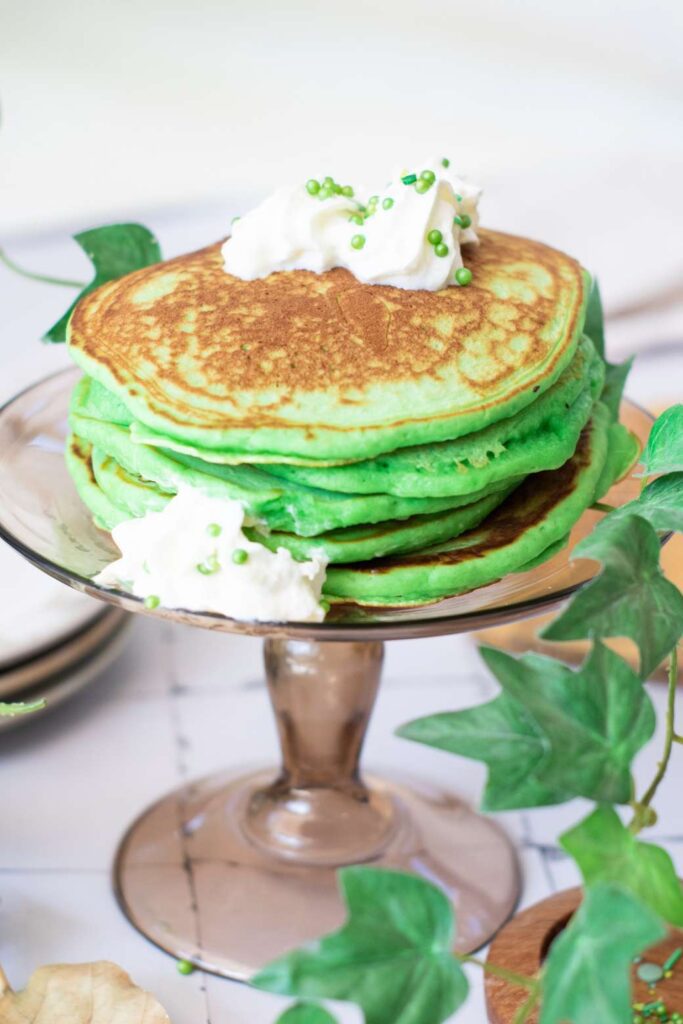 Saint patricks day pancakes 