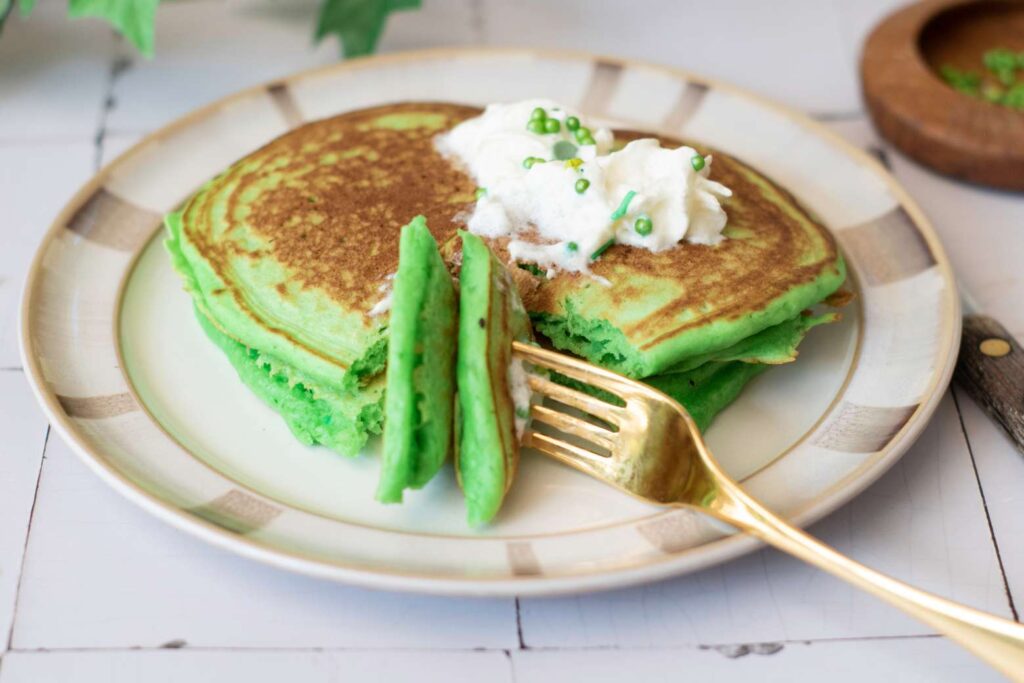 Saint patricks day pancakes 