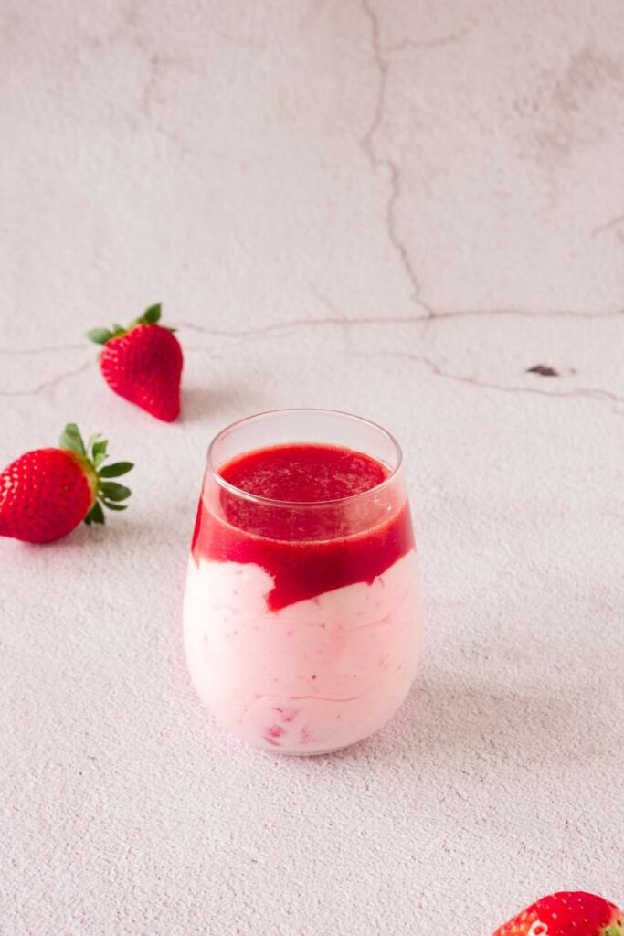Strawberry mascarpone mousse 
