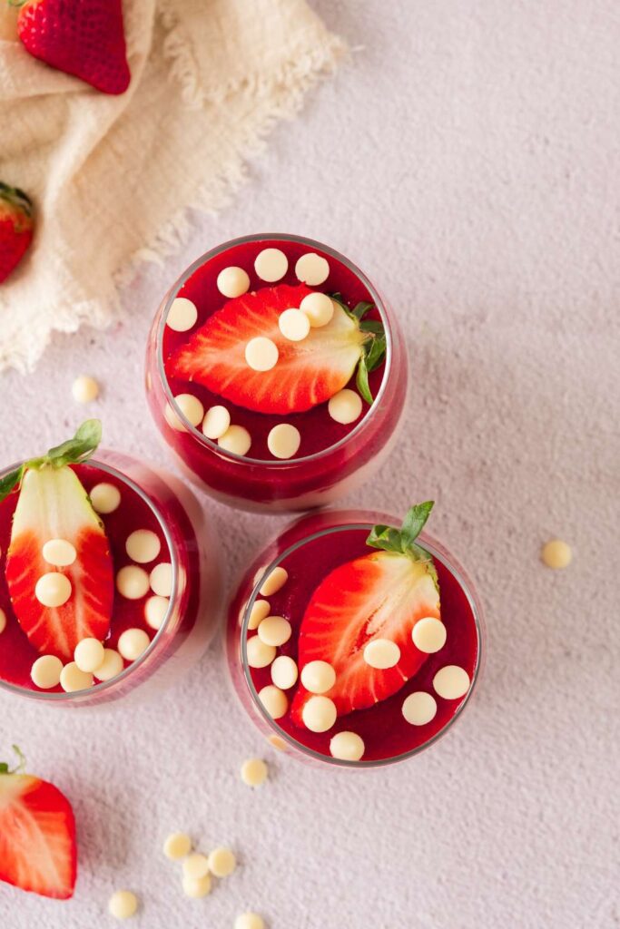 Strawberry mascarpone mousse 