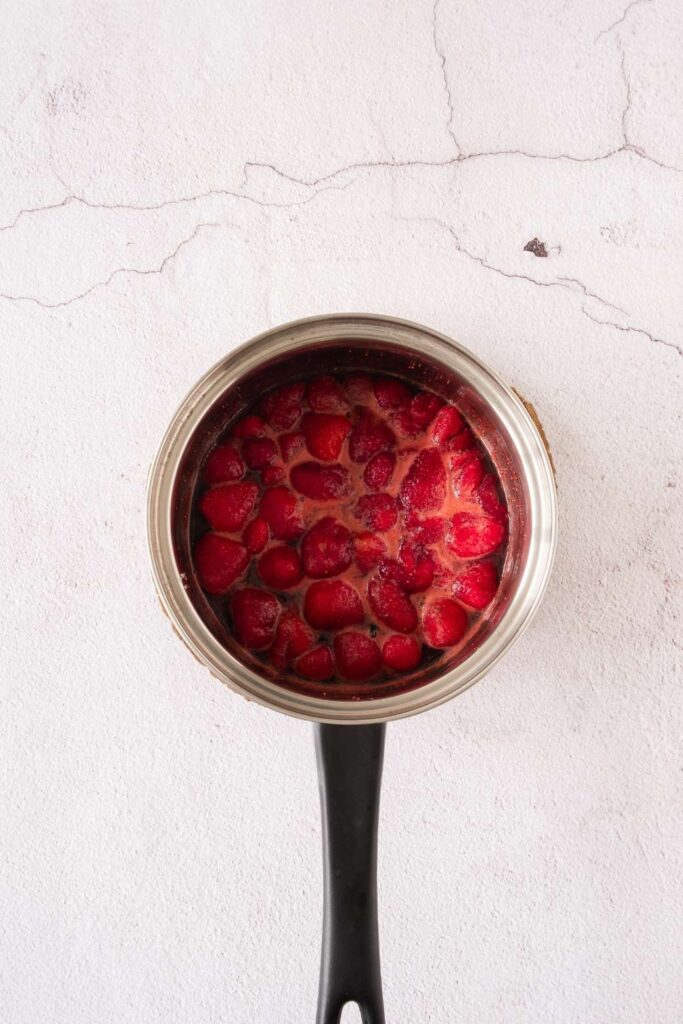 Strawberry mascarpone mousse 