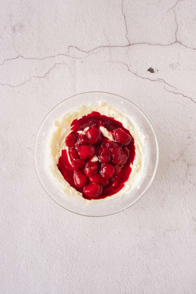 Strawberry mascarpone mousse